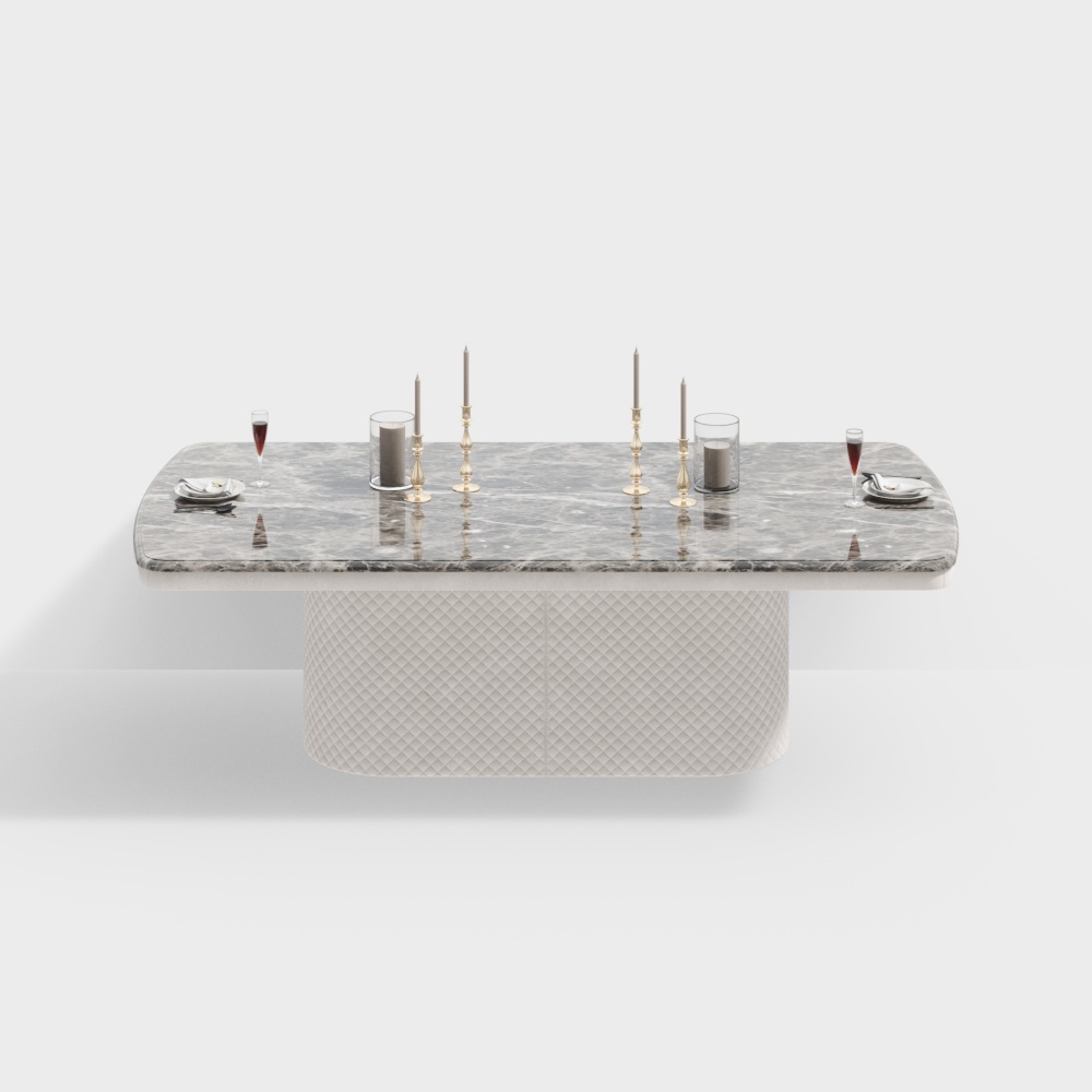 Dining table+white-3