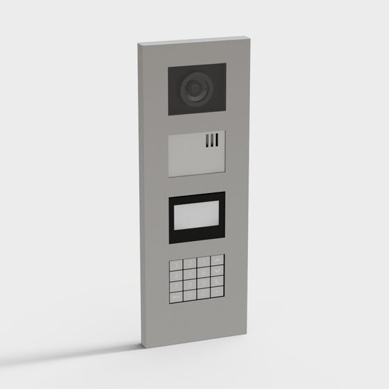 Elegant Low-Poly Doorbell 3D model