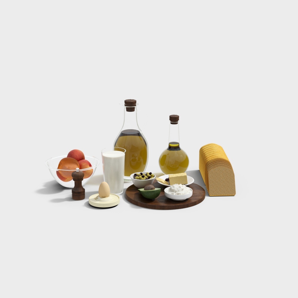 Charming Kitchen Corner 3D model for Modern Spaces