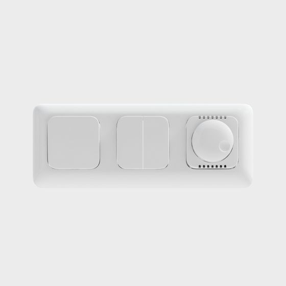 Smart Switch Panel 3D model for Modern Interiors