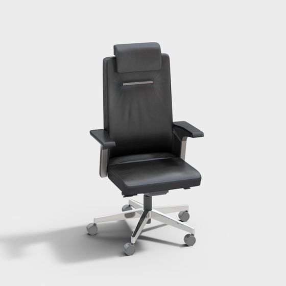 Modern Low-Polygon Office Chair 3D model