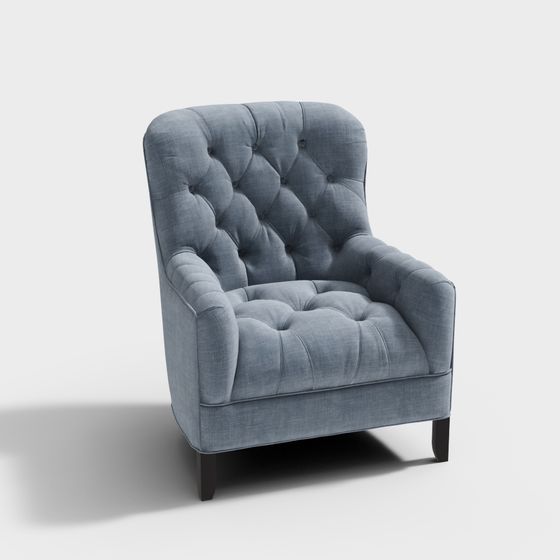 Elegant Sofa Chair 3D Model for Modern Interiors