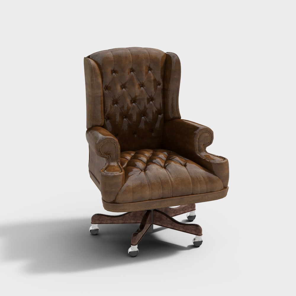 office chair-brown