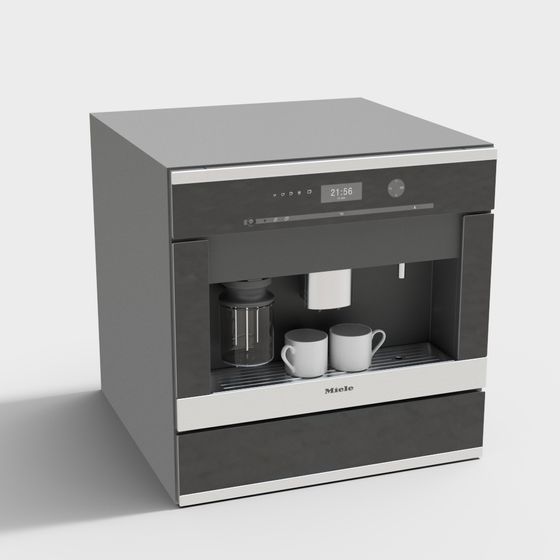 Miele Coffee Machine 3D model for Modern Spaces