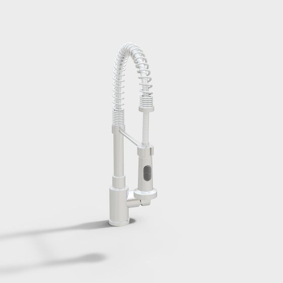 Spring Lamp 3D Model - Low Poly High Detail Design