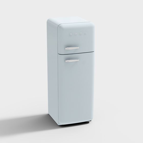 Classic 3D Refrigerator Model for Creative Projects