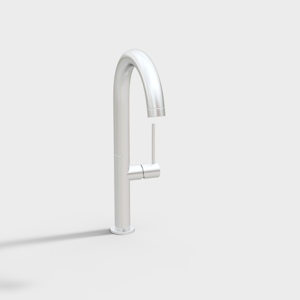 Sleek Streamlined Faucet 3D model
