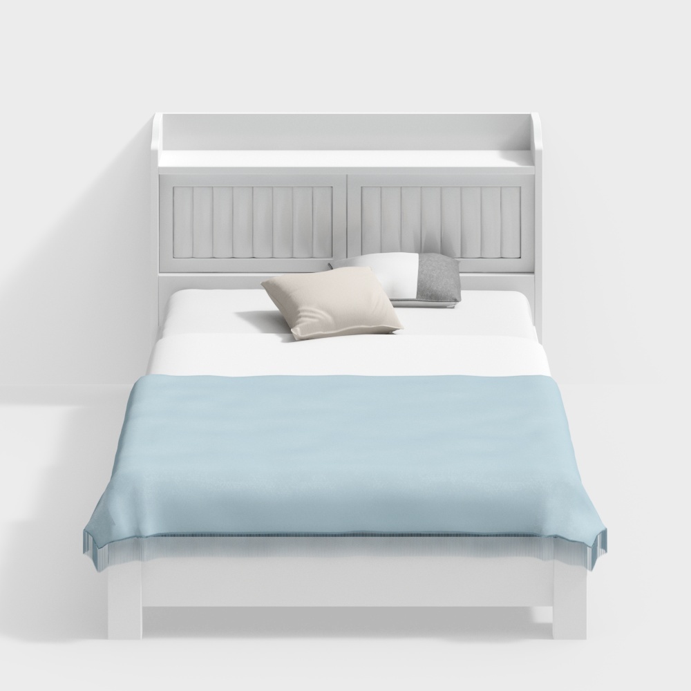 Letto Matrimoniale + Bianco-5