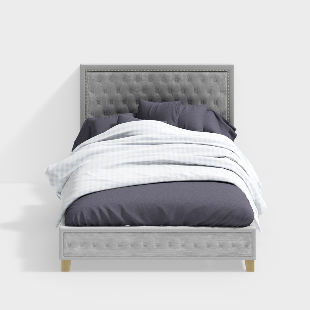 Letto matrimoniale+grigio-7