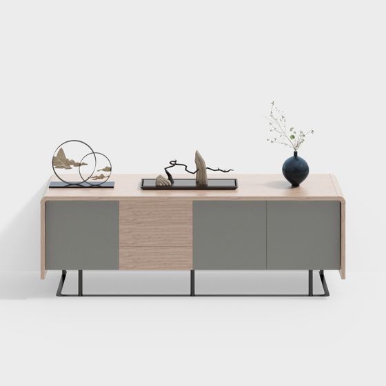 City Light TV Stand 3D model