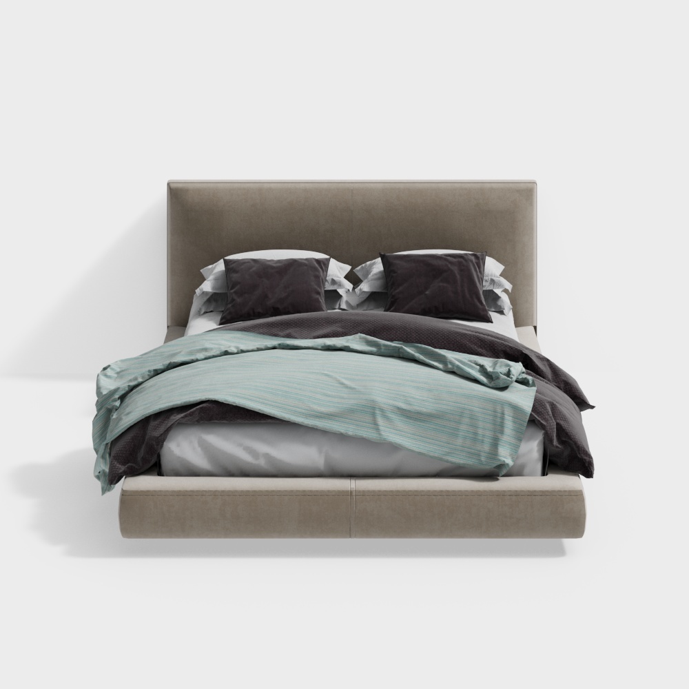 Urban Comfort Bed 3D model