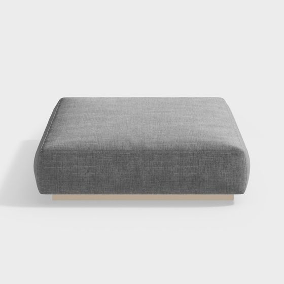 Stylish Square Cushion 3D model for Creative Projects