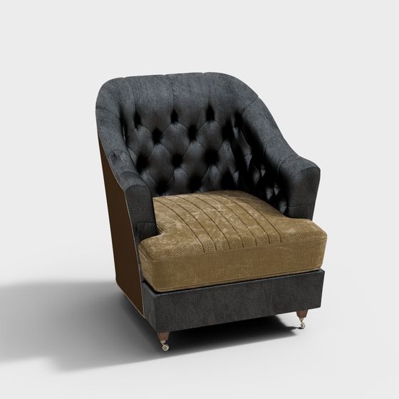 Retro Sofa 3D model for Modern Design