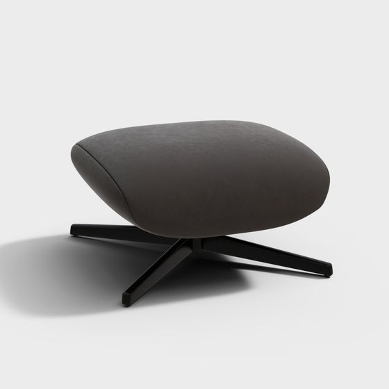 Elegant Egg-Shaped Stool 3D Model