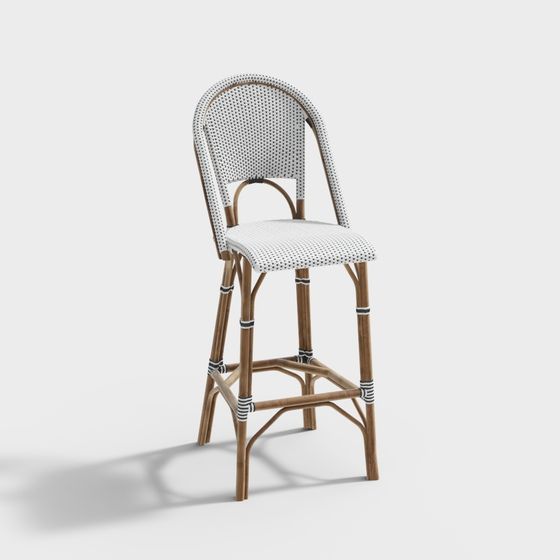 Barcelona Bar Stool 3D model