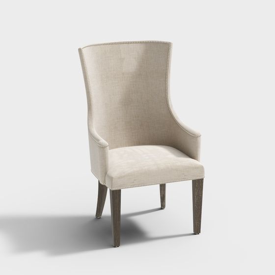 Elegant 3D Chair Model for Modern Interiors