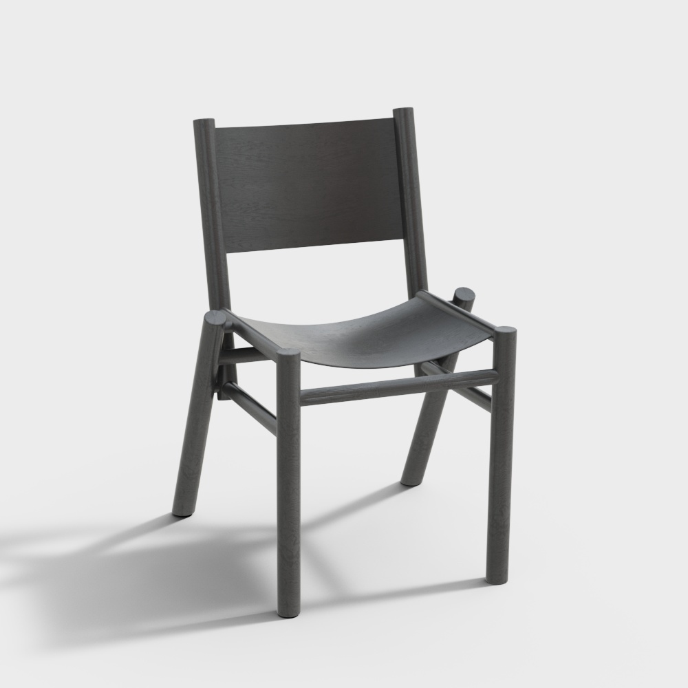 Dining chair+black