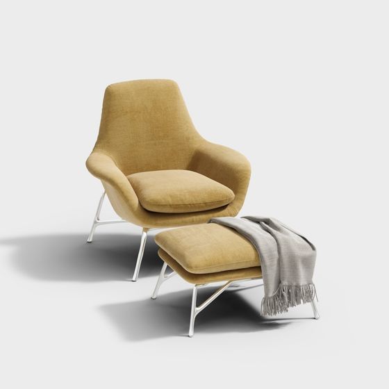 Cozy Lounge Chair 3D model