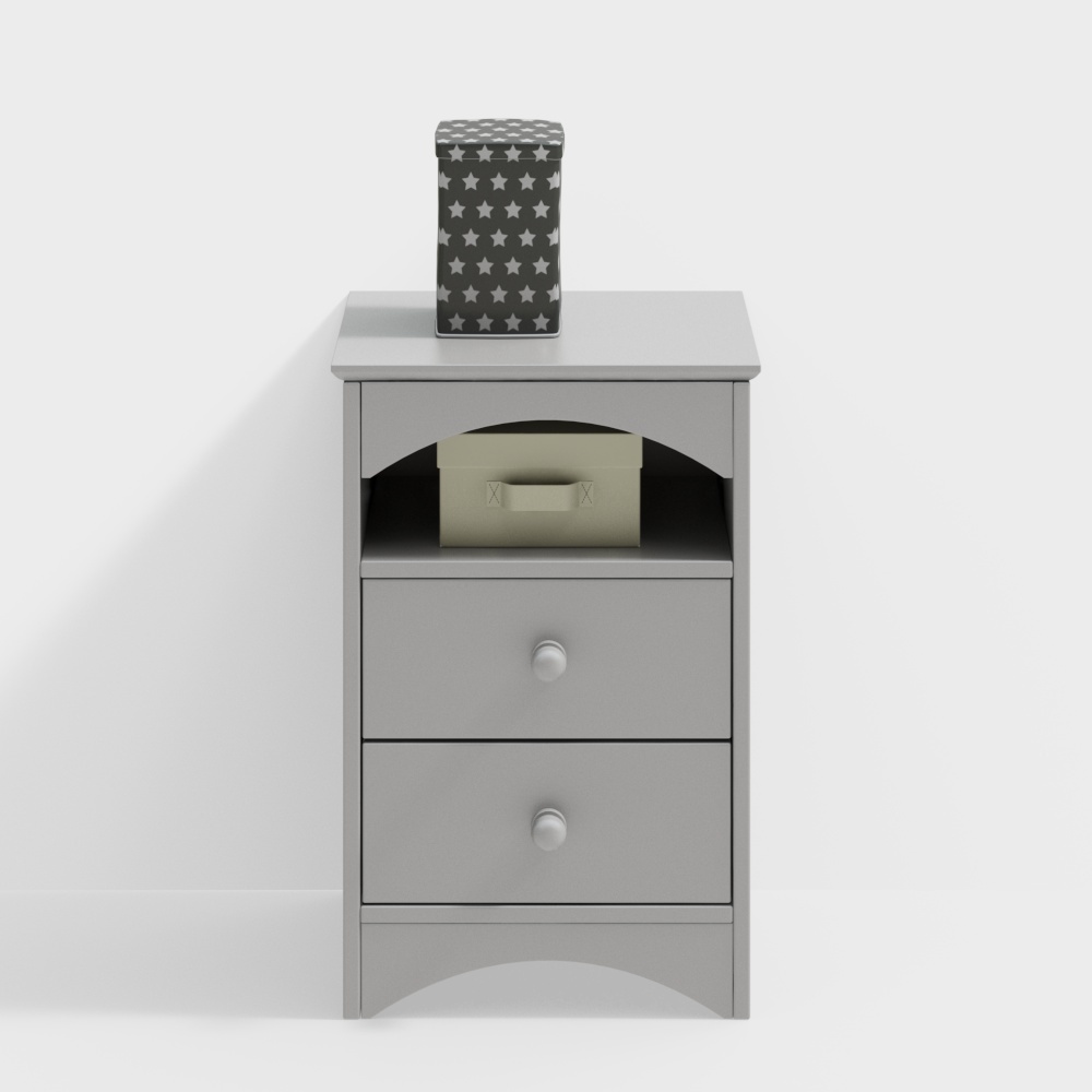 Bàn cạnh giường ngủ + Màu xám