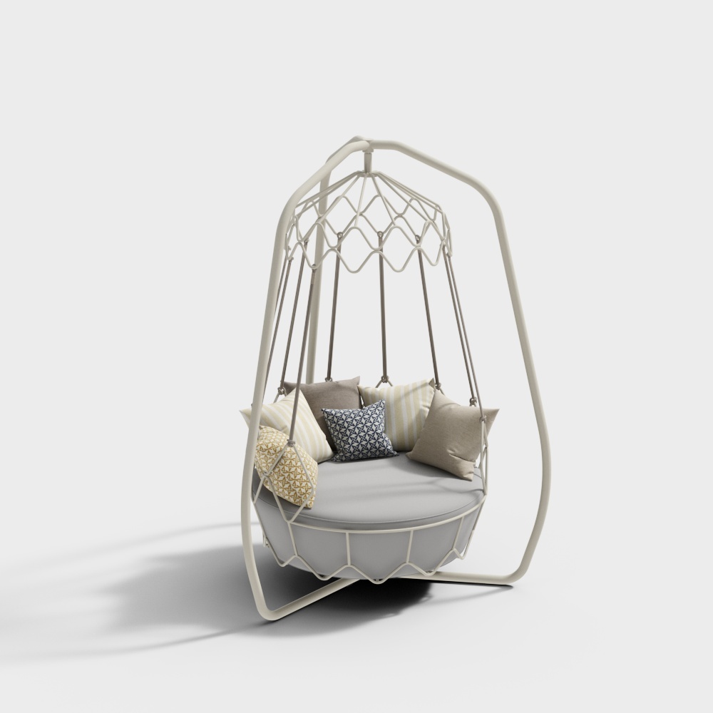 Elegant Hanging Hammock 3D model for Modern Interiors