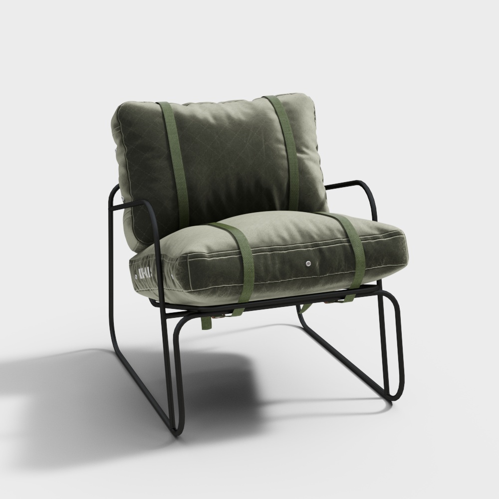 armchair+green