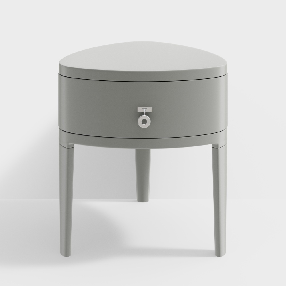 Bàn đầu giường + Trắng