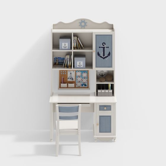 Nautical Desk 3D model