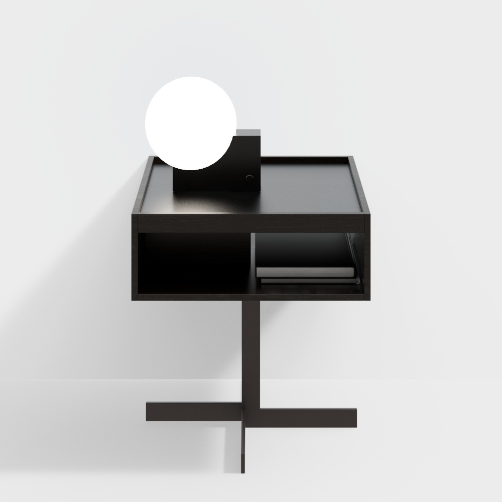 Table de chevet+Noire