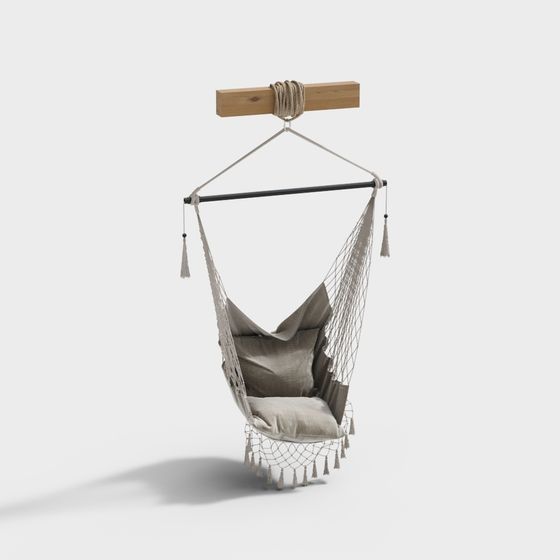 Artistic Hanging Chair 3D Model