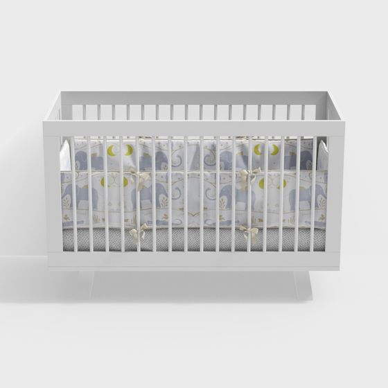 Cozy Crib 3D model
