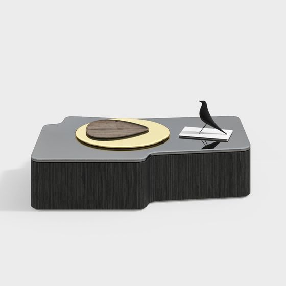Stylish Minimalist Coffee Table 3D model