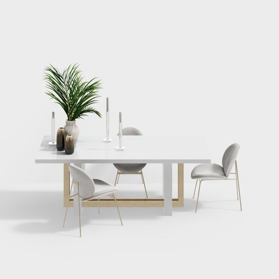 Urban Dining Table 3D model