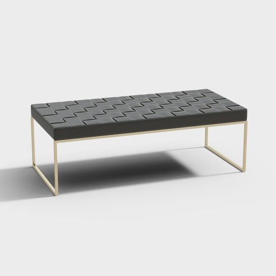 Urban Light Bench 3D model for Modern Spaces