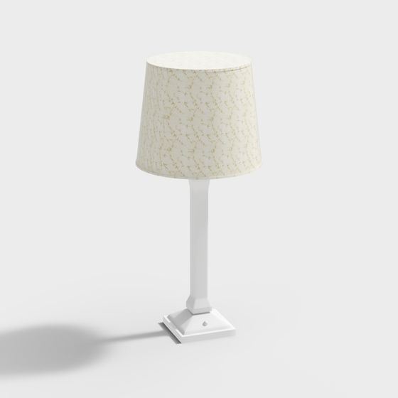 Elegant Table Lamp 3D model for Modern Interiors
