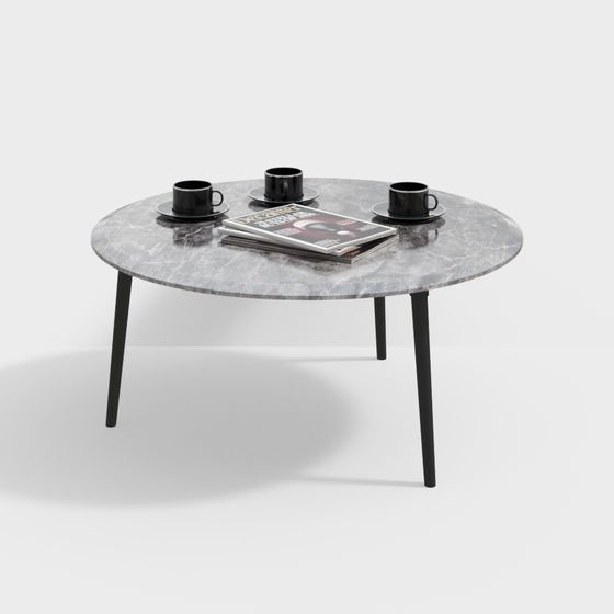 bàn cà phê hiện đại + màu đen