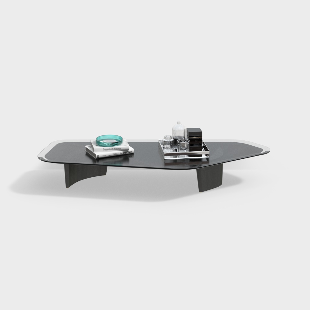 modern coffee table+black-5