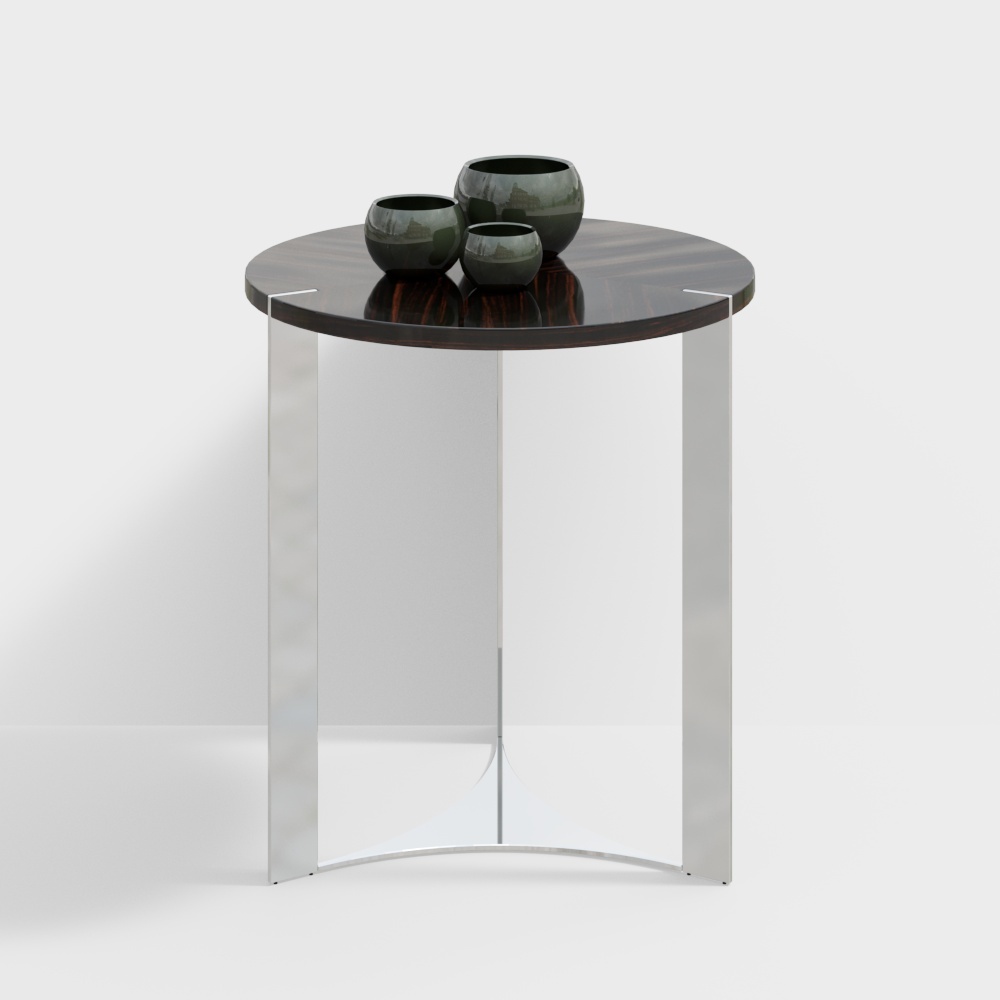 modern side table+brown-2