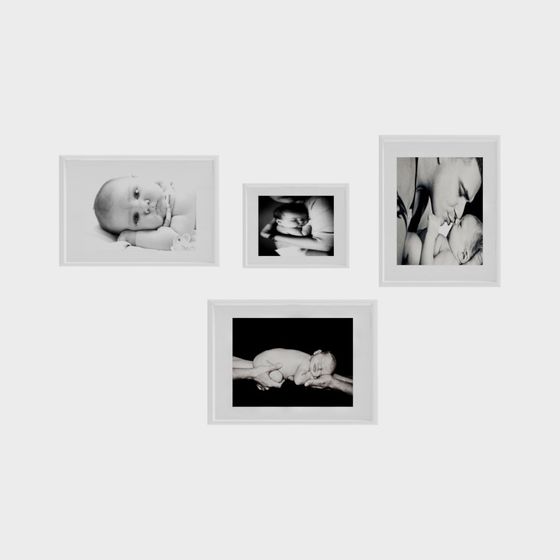 Baby Photo Frame Wall 3D model