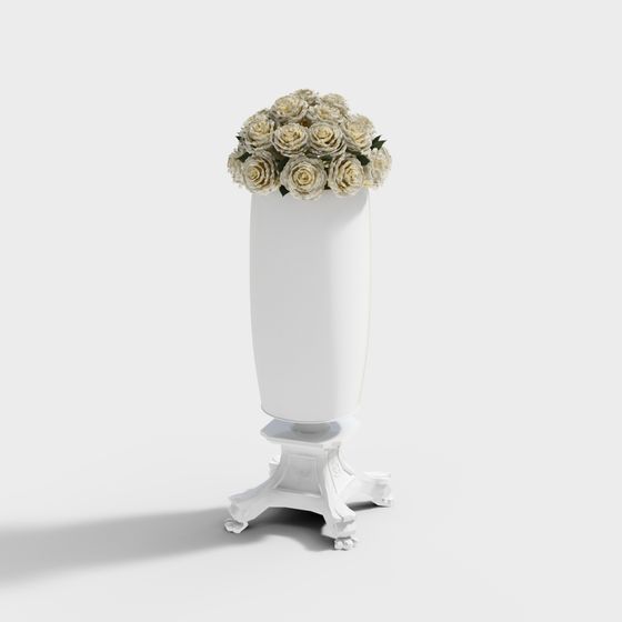 Elegant Classic Vase 3D model