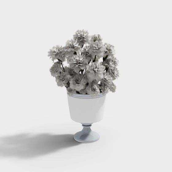 Elegant Vase 3D Model for Creative Projects