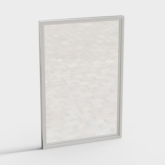 Sleek Mirror 3D model for Creative Projects