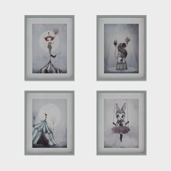 Whimsical 3D Model Frames for Fantasy Worlds