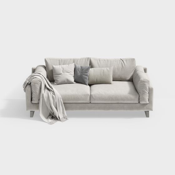 當代潮流面料情侶座椅+裸色