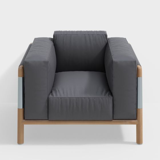 Modern Minimalist Sofa 3D model