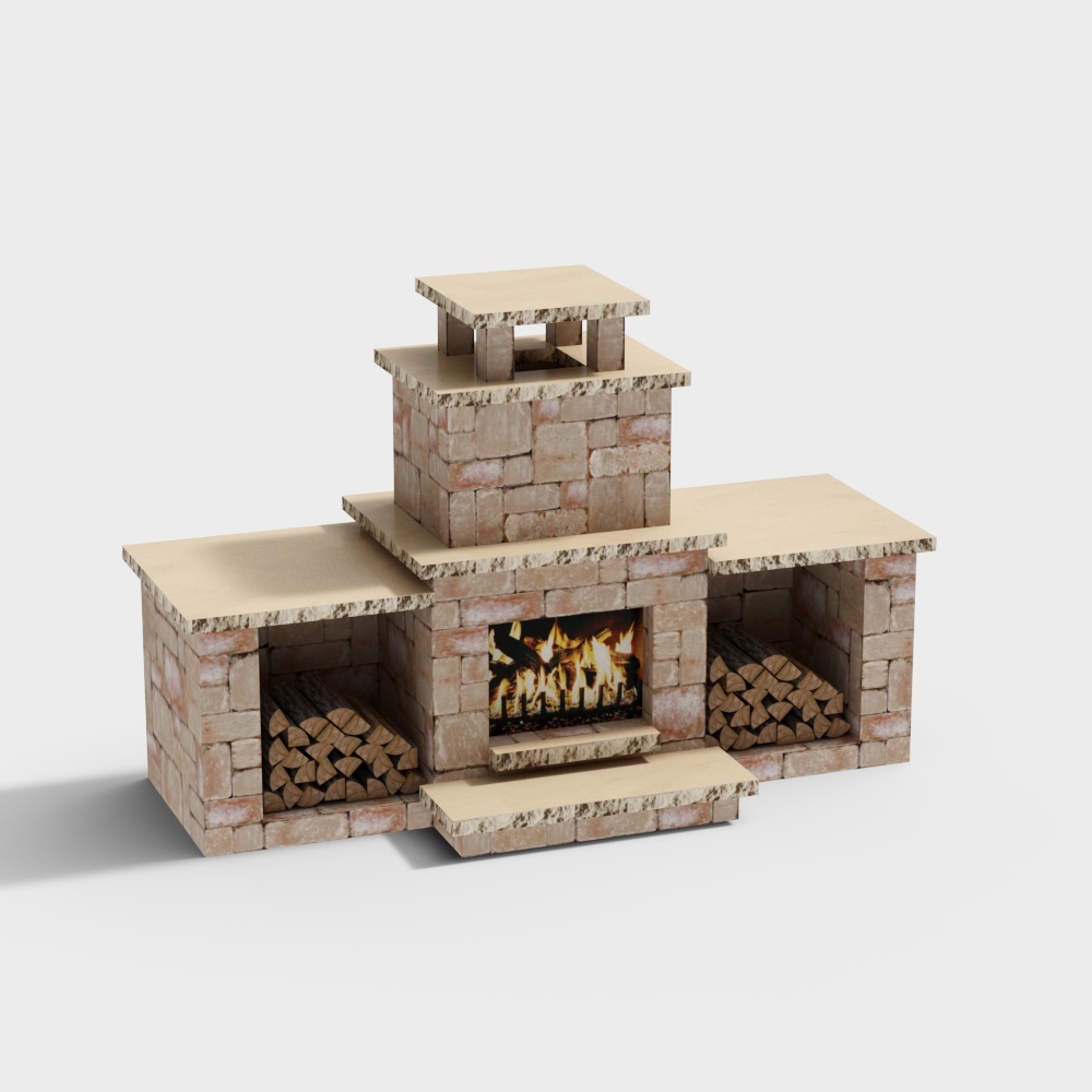 Desert+firepit Compact+Fireplace
