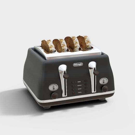 Vintage Modern DeLonghi Toaster 3D model