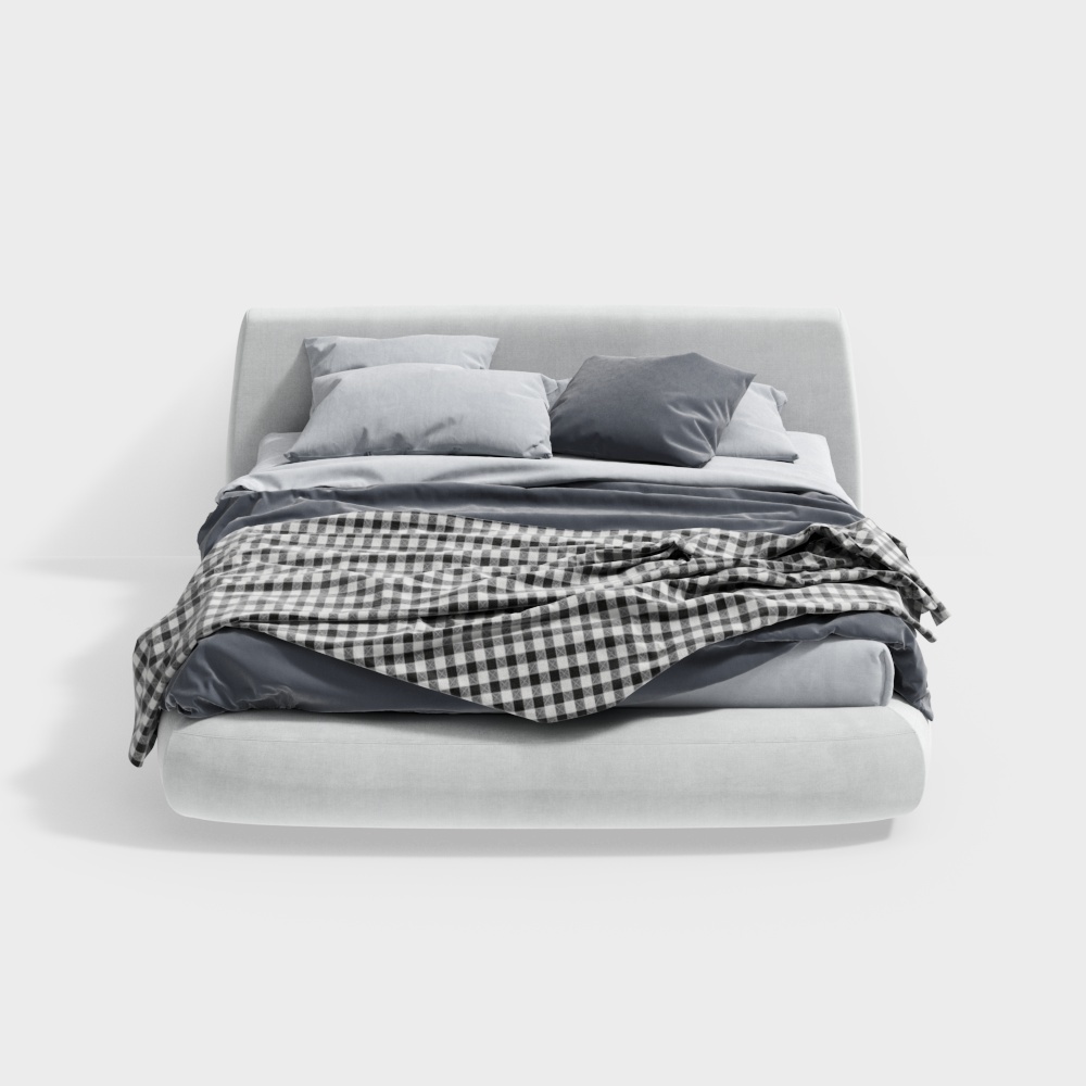 queen size bed+white