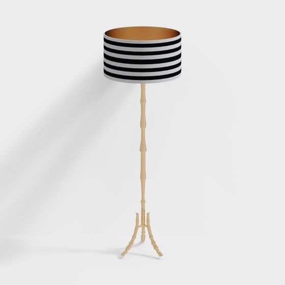 Elegant Minimalist 3D Model Lamp Design