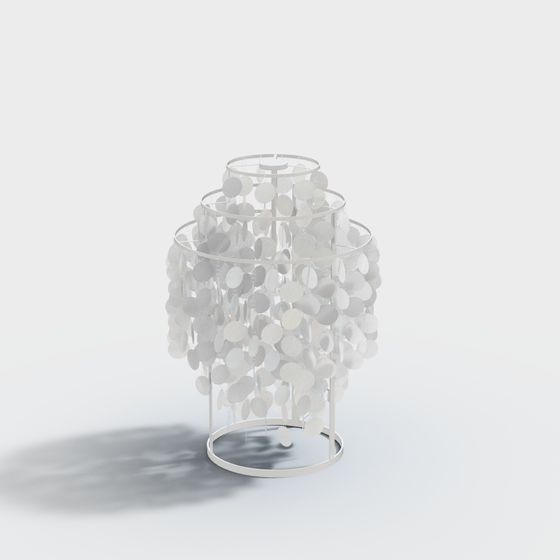 Flowing Light Lampshade 3D model