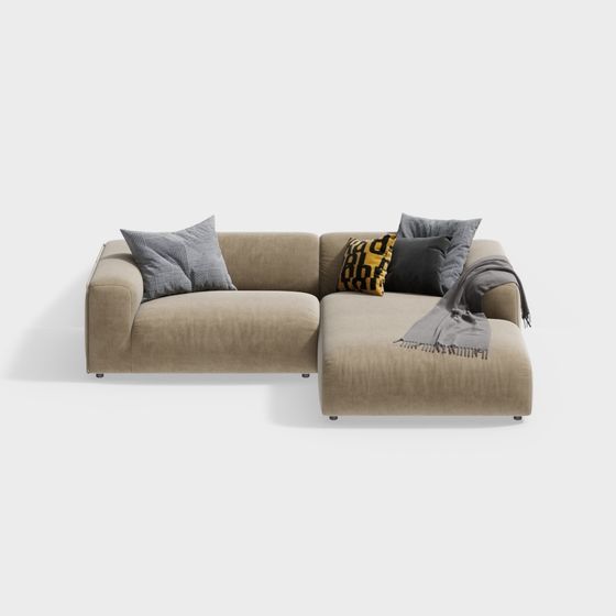 Urban Comfort Sofa 3D model